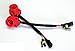 D2S-D2R to Pigtail (Positive and Ground) Prongs Replacement HID Wiring (Pack of 2)