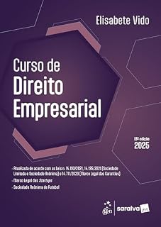 Livro Curso de Direito Empresarial - 13ª Edição 2025