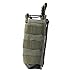Tactical Radio Pouch - 1000D Tactical Molle Two Way Radios Holder Case for Walkie Talkies (Ranger Green)