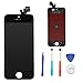 DRT Replacement LCD Touch Screen Digitizer Frame Assembly Full Set with 5-Piece Tools for iPhone 5 - Black