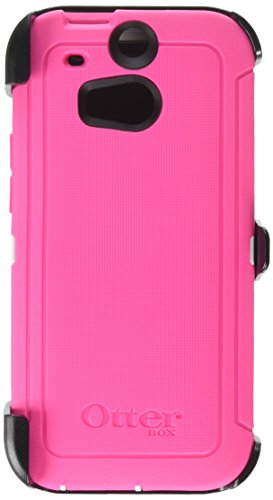 Otterbox HTC ONE M8 Defender Series Case with Holster - Retail Packaging - Pink Otterbox HTC ONE M8 Defender Series Case with Holster - Retail Packaging - Pink