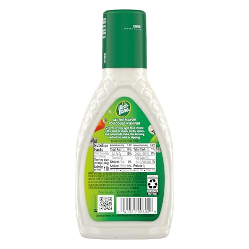 WISH-BONE CHUNKY BLUE CHEESE SALAD DRESSING, 8 FL OZ