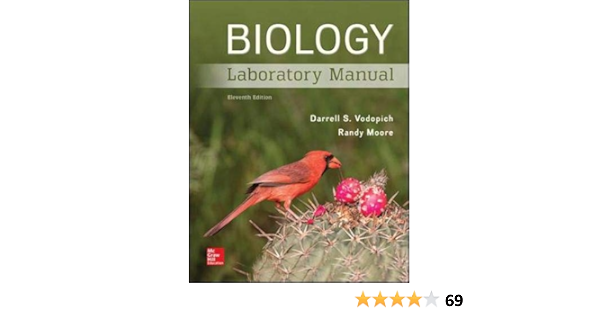  Biology Laboratory Manual 9781259544873 Vodopich Darrell Moore Randy Books
