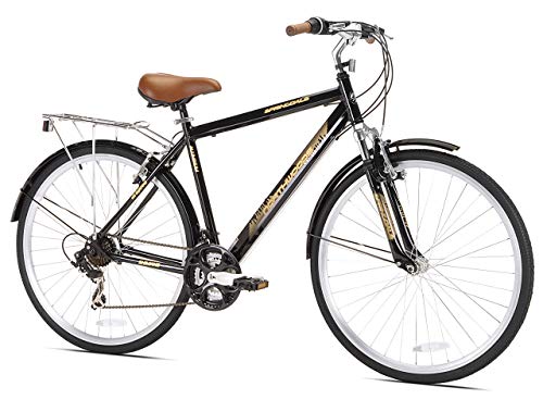 Kent Springdale Men’s Hybrid Bicycle, Black (Renewed)