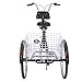 DoCred Adult Tricycle Trike 1Speed/7 Speed Three-Wheeled Bike, 26 Inch Adult Tricycles Cruiser Bikes w/Low Step-Through Aluminum Frame (26 Inch, 7-Speed, Black)thumb 3