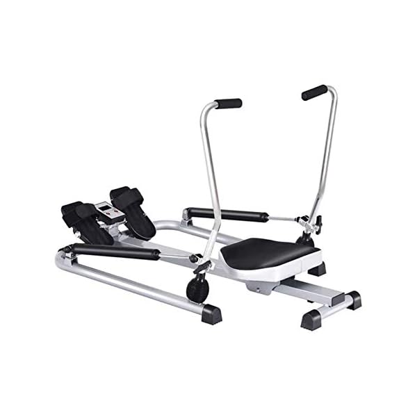 BZLLW Hydraulic Rowing Machine Home Use,Super Silent Indoor Portable Rower,Home Gym Foldable Rowing Machine,with LCD…