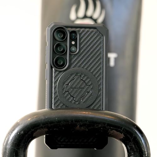 Rokform - Funda resistente para Galaxy S26 Ultra, cubierta magnética, armadura probada en caídas (negro)