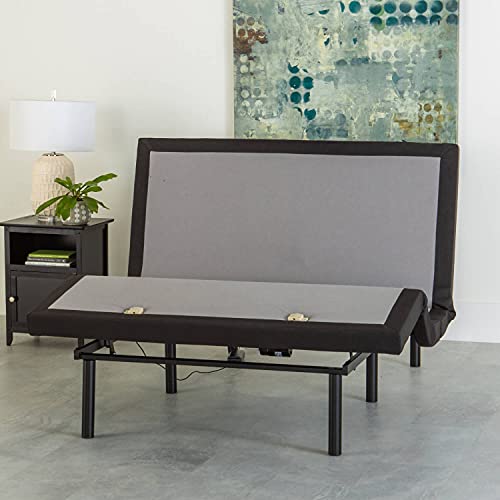 GhostBed Twin XL Adjustable Bed Frame Power Base With 11" Cool Gel