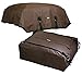 TrailMax Rectangular Style Top Pack & Rain Cover Combo for A Pack Saddle, Ideal for Horse and Mule Packing, PVC Coated to Protect Your Larger Camp Comforts and Valuable Gear in Bad Weather, Brownthumb 4