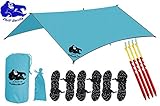 Chill Gorilla 10x10 Swallowtail Hammock Rain Fly Camping Tarp. Ripstop Nylon. 170