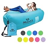 MaxIT Inflatable Hammock Sofa | Pool Floating Air Lounger Bed for Adults or Kids, Perfect for Tanning or Relaxing in The Sun | Easy to Inflate and Puncture Resistant