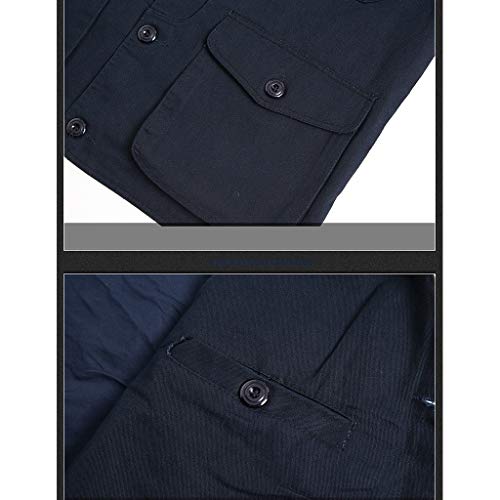 ZXJTX Angelweste Mens Outdoor Casual aushöhlen Thin Multi-Taschen Stehen Collor mit Kapuze Oberbekleidung Camping Jagen… – Bild 4