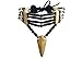 Local Bead Shop Handmade Traditional 4 Row Buffalo Bone Hairpipe Tribal Choker Necklace with Arrowhead Pendant