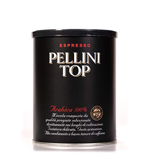 Pellini Kaffee, Pellini Top Arabica 100% für Espressokanne - 250 g Dose