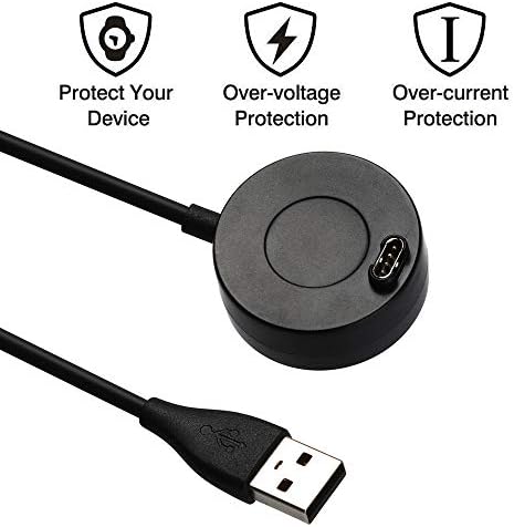 SHUDAGE ⌚Charger Dock Compatible for for Garmin Fenix 5/5s/5xPlus- Replacement Compact and Lightweight USB Charger Charging Cable (1-Pack)