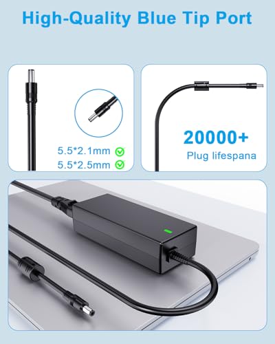 Power Supply 12 V 5 A 60 W Power Supply for LED Strips, LED Light Strip, TV, DVD TVs TFT Screen Monitor, NAS, EXT. Hard Drives, for Pico-PSU to Power Supply Adapter 5.5 x 2.5/2.1 mm