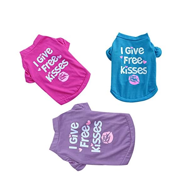 KAIKUN Abbigliamento Cani Estate Cappottino Cane Estate Vestiti per Cuccioli Vestiti per Cani Vestiti per Cani per L…