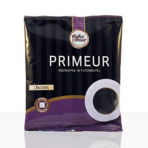 Jacobs Primeur Pouch - 36 x 60g Kaffee im Filterbeutel für Coffeemat, Filterkaffee