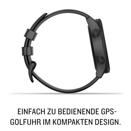 Approach S12 - GPS-Golfuhr mit Schlagweitenmessung & Distanzangaben zum Grün/Hindernissen auf 42.000 Golfplätzen. 1,3“ Display mit einfacher Bedienung & bis zu 30 h Akkulaufzeit im Golf-Modus.