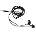 PWOW in-Ear Headphones with Mic Earphones Earbuds with Microphone Universal 3.5mm Stereo Earphones with Mic Volume Control for iPhone/Samsung/Computer Black