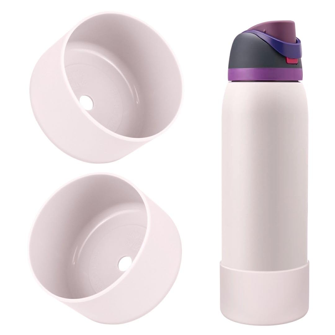 Photo 1 of BKBY 2PCS Silicone Water Bottle Boot, Compatible with Owala 24oz 32oz 40oz, Protective Anti-Scratch & Anti-Dent No Noise Sleeve Cover for FreeSip/Twist/Flip Water Bottles