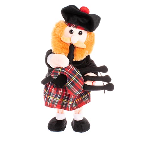 PMS Dancing Musical Scotsman, Singing & Dancing Scottish Piper, with Bagpipes, 30cm