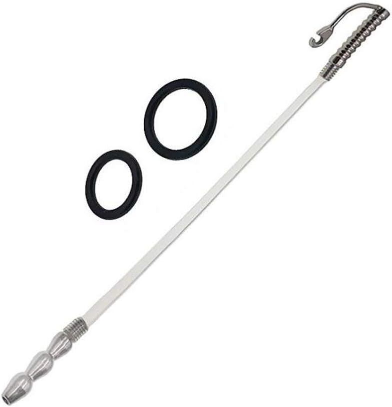 LTY Male Hollow Urethral Blockage Waterproof and Easy to Clean Stainless Steel Horse Eye Stimulating Stick T-Shirt