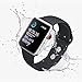 YIUES Compatible with Apple Watch Band 38mm 42mm Men and Women, Soft Silicone Sport iWatch Band Compatible with Apple Watch Series 4 (40mm 44mm), Series 3, Series 2, Series 1