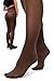 sofsy Women Opaque Maternity Tights - Stretchy Pantyhose for Pregnancy 50 Den [Made in Italy] Cappuccino Brown - Medium