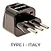European Travel Adapter Plug Set - Pack of 4 Universal Outlet Adapters for All of Europe (Type C, E, F, G J, L) - Works in France, UK, Switzerland, Spain, Italy, United Kingdom, Germany & Turkey