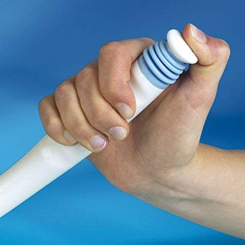 Buckingham Easy Wipe Bottom Wiper From Bayliss Mobility, White With Blue Ends - Image 4