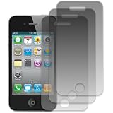 iPhone 4, 4S Screen Protector Cover, EMPIRE Apple iPhone 4 / 4S - 3 Pack of Matte Anti-Glare Screen Protectors [EMPIRE Packaging]
