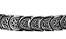 Elegant Titanium Magnetic Therapy Bracelet Pain Relief for Arthritis Carpal Tunnel Tendonitis Tennis Elbow RSI Joint and Wrist (Black)