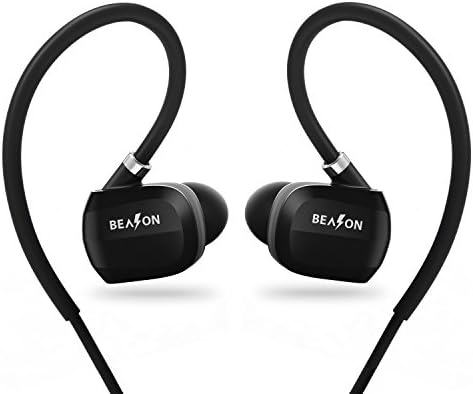 BEASON Running Wireless Waterproof IPX4 Bluetooth Earbud, Sports Workout Wireless Bluetooth 4.1 Headphone with Mic and 6 Hours Playtime, Noise Cancellation Headset with Deep Bass-Black Color