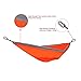 Ohuhu Camping Hammock, Tear-resistant Nylon, Orange & Gray