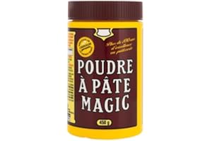 Magic Baking Powder, Double Pack, 2 x 450g, Gluten-Free Leavening Agent for Cakes and Pastries, Made in Canada