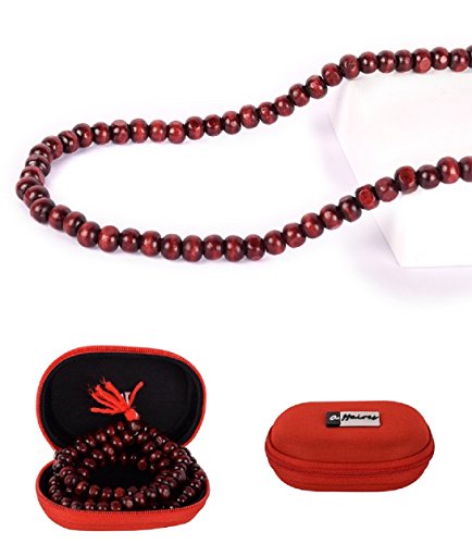 Affaires: Prayer Japa Mala (108) Karma Beads Hindu Tibetan Buddhist Mala l Bead Healing 8mm Mala-012