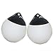 X-Haibei Pair of Boat Fenders Ball Round Anchor Buoy, Dock Bumper Ball Inflatable Vinyl Shield Protection Marine Mooring Buoys