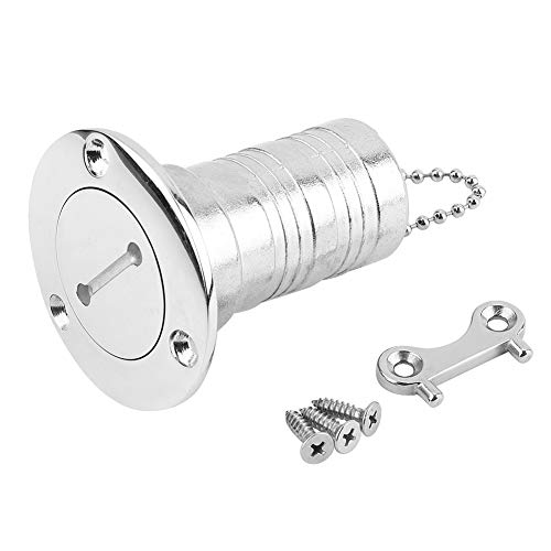 316 Stainless Steel Boat Deck Fill Filler Cap for 1.5in Water Tank - Durable Marine Accessories