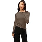 Michael Stars Women's Finn Cropped Crew Neck Top