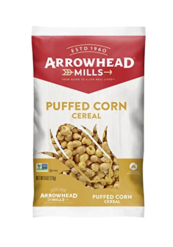 Arrowhead Mills Cereal, Puffed Corn, 6 Ounce
