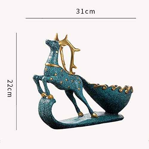 Ceramic Reindeer Wine Rack Stand - Image 5