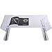 HOMCOM 38 in. Modern Acrylic Coffee Table