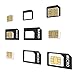 innoGadgets Nano-SIM Adapter Set | Complete Adapter Set for Nano-SIM to Micro-SIM to SIM | Includes SIM Opener Needle