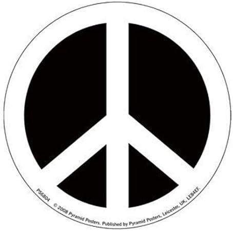 Cnd Symbole Peace Le Symbole Paix Signe Autocollant Dimensions Env 10 X 7 Cm Amazon Fr Cuisine Maison