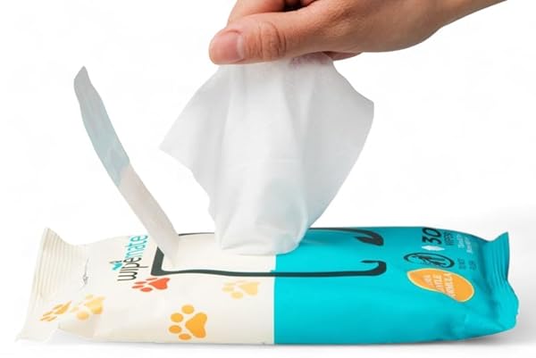 WIPEMATE PREMIUM DOG & CAT PET WIPES CLEANS...