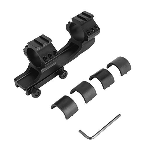 Beileshi 1" (25.4mm) Offset Scope Rings One Piece Front and Rear Tactical Cqb Battle Mount