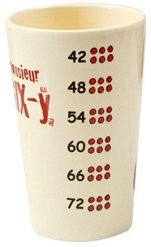 The Multiples Times Table Dinnerware Monsieur Six-y 8 oz Melamine Tumbler