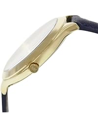 Michael Kors tamaño mediano Pista Gold-dial Dial Azul piel Damas Reloj mk2285