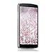 kwmobile Clear Case Compatible with LG Google Nexus 5 - TPU Smartphone Backcover - Indian Sun Light Pink/White/Transparent